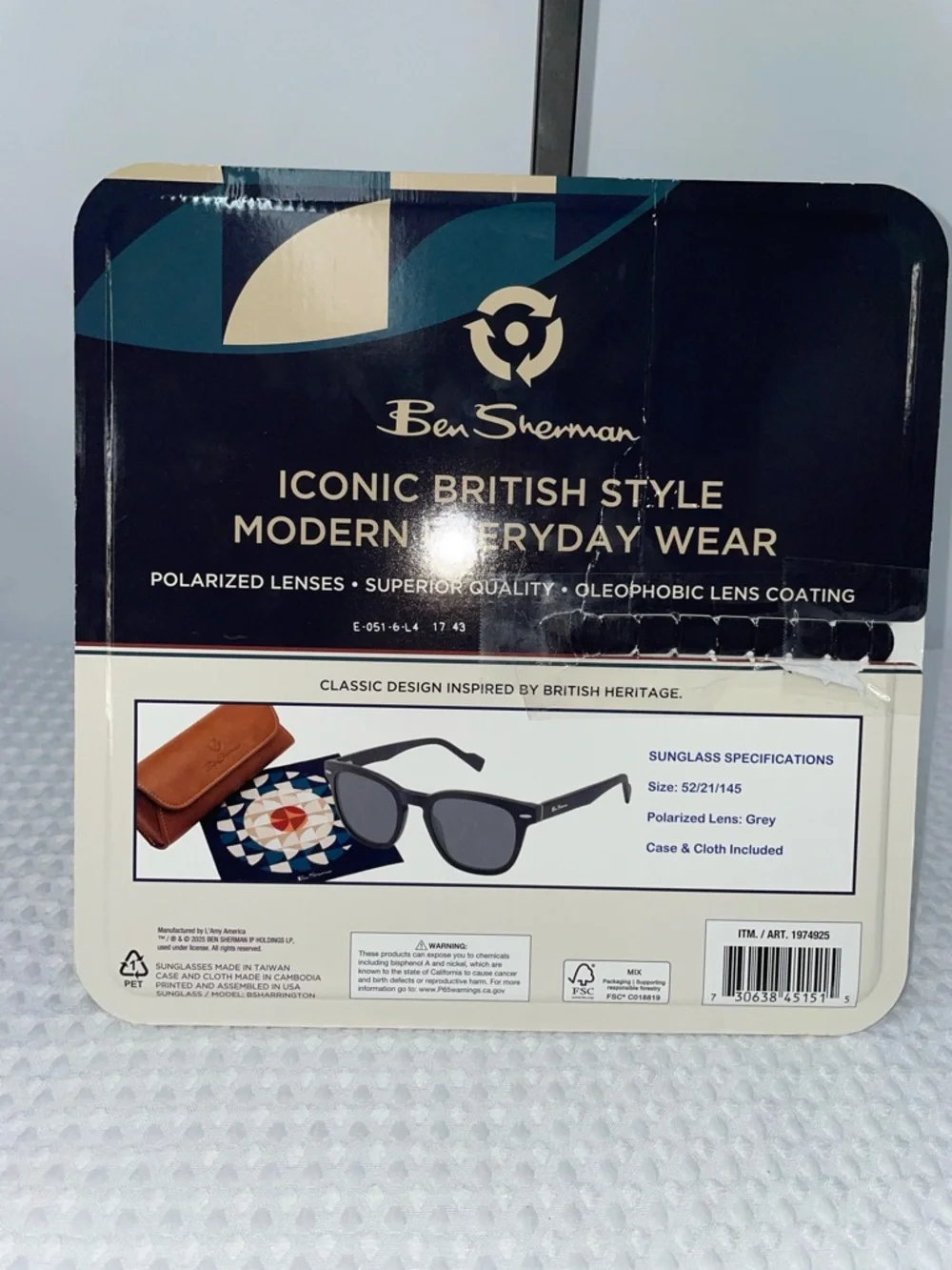 BEN SHERMAN SUNGLASSES FTL-04-113